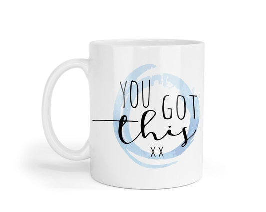 You Got This Mug & Coaster Set Funny Coworker Christmas Birthday Coffee Tea Gift