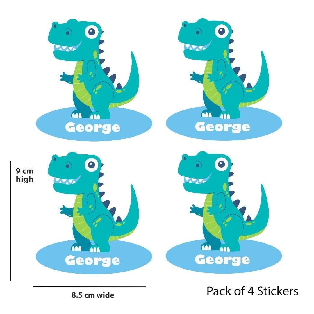 Personalised Kids Water Bottle Lunch Box Stickers School Name Labels Boys