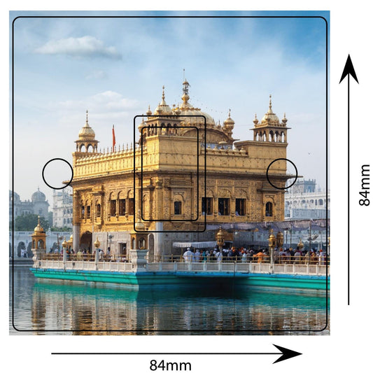 Golden Temple Amritsar India 3d Light Switch Sticker Cover Vinyl Skin Wall Decal