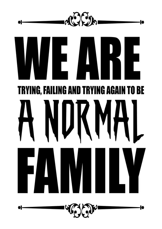 We Are Family Wall Art Poster Inspirational Motivational Quote Home Print Decor