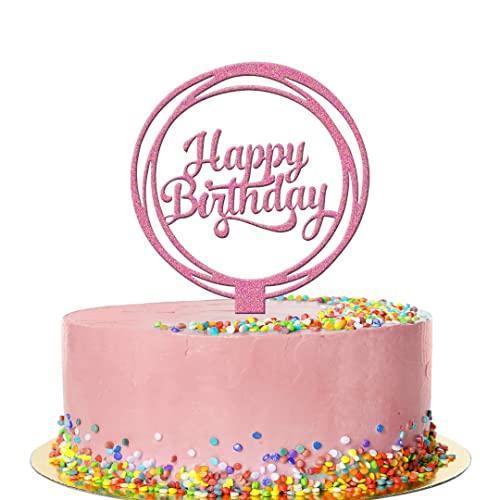 Personalised Acrylic Celebration Girls Boys Birthday Cake Topper Decoration Gift