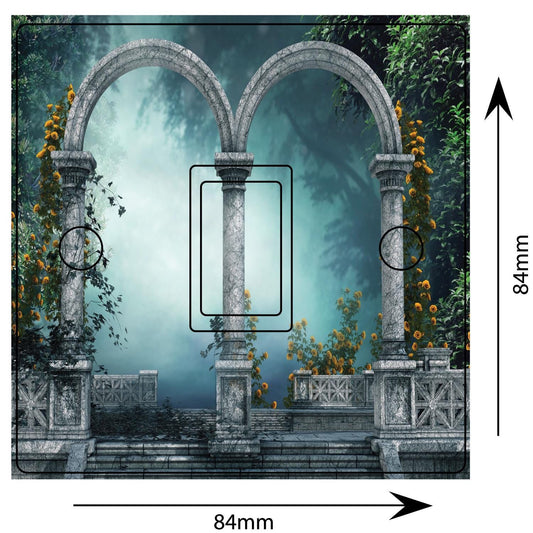 Forest Gates Heavenly Door 3d Light Switch Sticker Cover Vinyl Skin Wall Decal