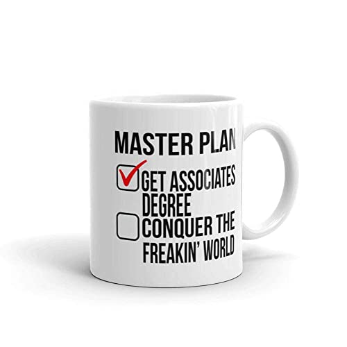 Associates Degree Graduation Present Community | Ceramic Coffee Mug | 11 OZ
