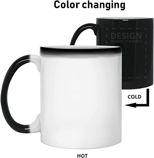 Personalized Dog Dad | Ceramic Coffee Mug | Father's Day Gift | Stylish Printed Design | Tea & Coffee Cup | 11oz | Black Two-Tone Design