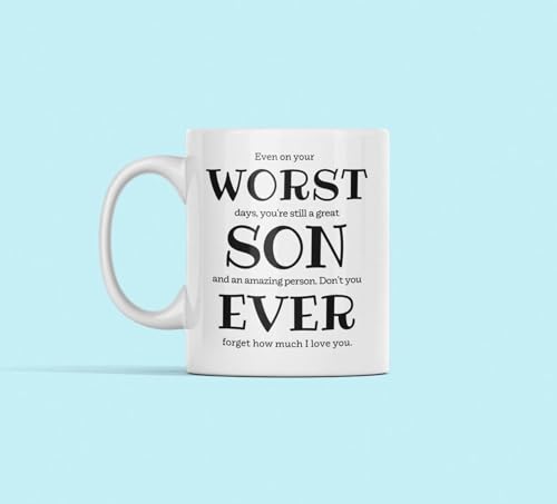 Funny Son Worst Ever Sarcastic Birthday | Ceramic Coffee Mug | 11 OZ