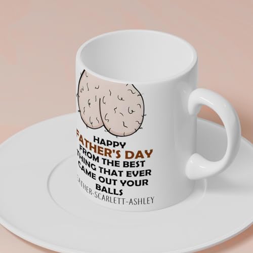 Funny Father s Day Gift for Dad Daddy Papa | Customised Coffee Mug | 11 OZ