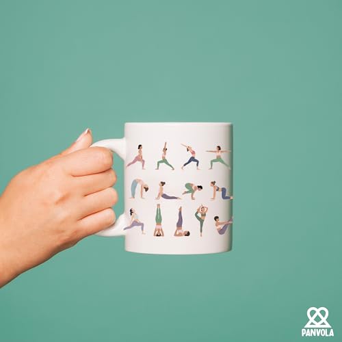 Yoga Pose Enthusiasts and Instructors Fitness | Ceramic Coffee Mug | 11 OZ