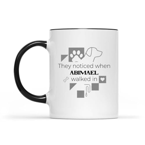 Abimael Personalized Gift Customised | Customised Coffee Mug | 11 OZ