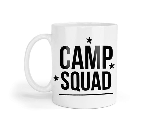 Camp Squad Mug & Coaster Set Adventure Camping Lover Birthday Friend Xmas Gift