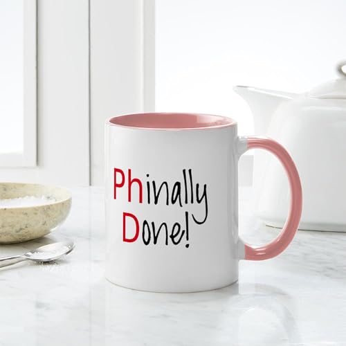 Phinally Done Phd Graduate Student | Ceramic Coffee Mug | 11 OZ