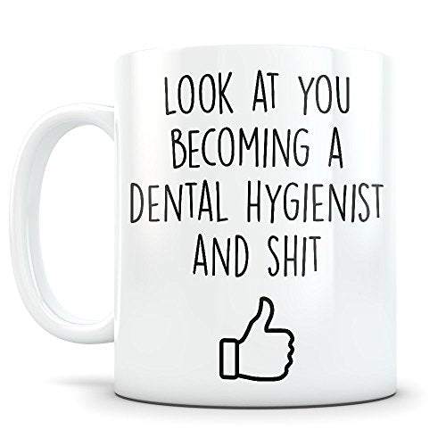 Dental Hygienist Graduation Gifts Hygiene | Ceramic Coffee Mug | 11 OZ