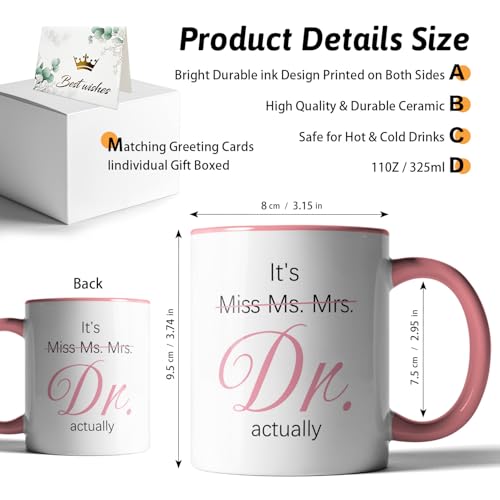 It s Miss Ms Mrs Dr Actually Funny Double | Ceramic Coffee Mug | 11 OZ