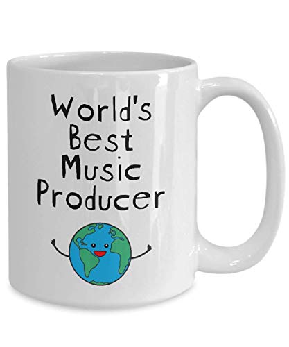 World s Best Music Producer Funny Gifts for | Ceramic Coffee Mug | 11 OZ