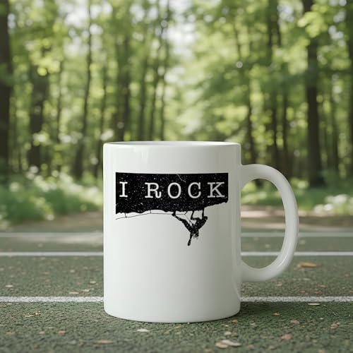 Funny Rock Climbing Gifts Climber Gift Idea | Ceramic Coffee Mug | 11 OZ