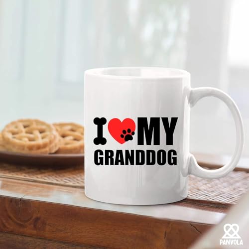 I Love My Granddog Dog Lover Gifts For Owners | Ceramic Coffee Mug | 11 OZ