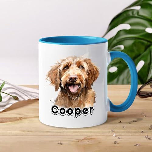 Brown Labradoodles Personalized Labradoodle | Customised Coffee Mug | 11 OZ