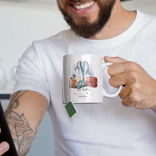 Personalized For Future Doctors Custom Name | Customised Coffee Mug | 11 OZ