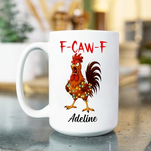 Personalized Chickens Pun Sarcastic Funny | Customised Coffee Mug | 11 OZ