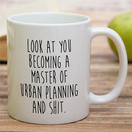 Funny Graduation Master of Urban Planning | Ceramic Coffee Mug | 11 OZ