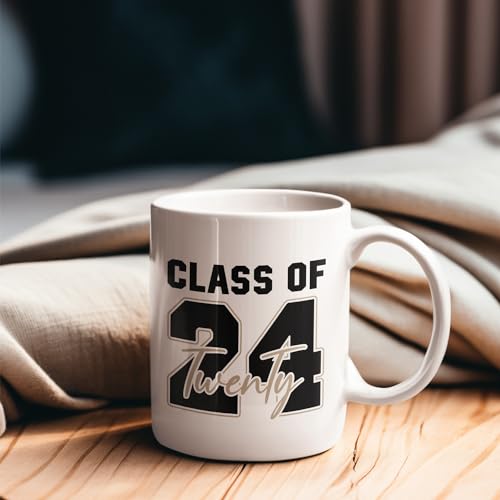 Class of 2024 Graduation Gift for Him or Her | Ceramic Coffee Mug | 11 OZ