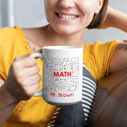Personalized Math Formulas Custom Accent | Customised Coffee Mug | 11 OZ