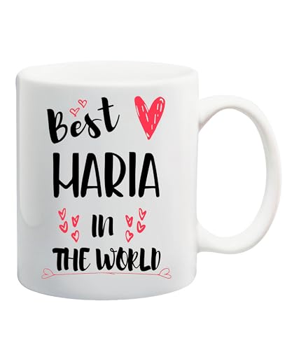 Personalized Name Custom Maria in the World | Customised Coffee Mug | 11 OZ