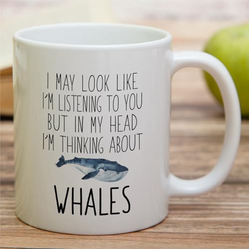 Funny Whales Lover or Humorous Gift for Marine | Ceramic Coffee Mug | 11 OZ