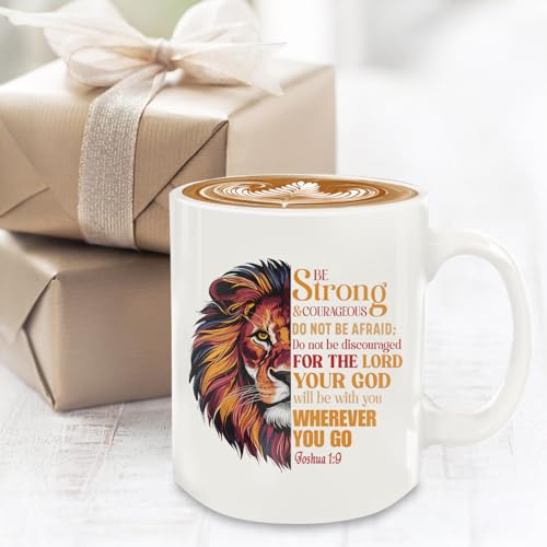 Christian Gifts for Men Religious | Ceramic Coffee Mug | 11 OZ