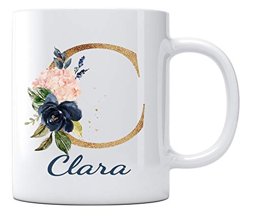 Happy Mothers Day with Name Clara Best Gifts | Ceramic Coffee Mug | 11 OZ