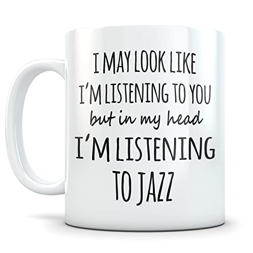 Jazz Funny for Lovers Birthday Gift Men and | Ceramic Coffee Mug | 11 OZ