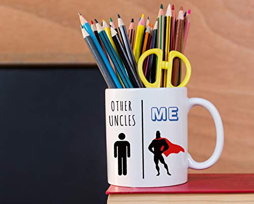 Funny My Uncle vs Other Uncles Gag Cool | Ceramic Coffee Mug | 11 OZ