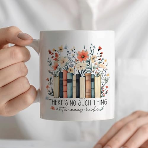 Book Lover Gifts for Women Bookish Bookworm | Ceramic Coffee Mug | 11 OZ