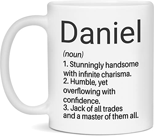 Daniel Name Definition Personalized Noun | Customised Coffee Mug | 11 OZ