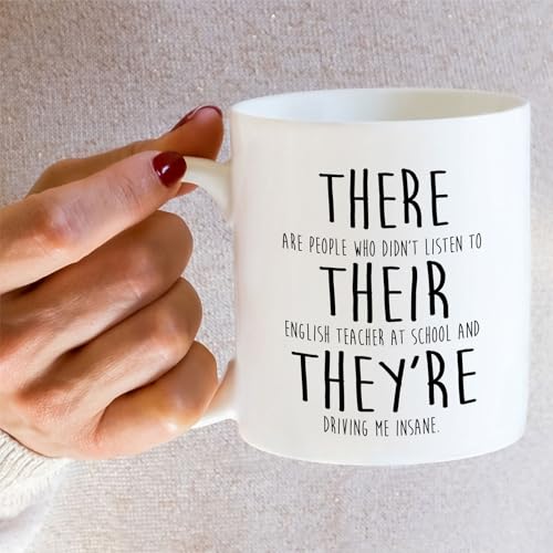 Funny Sarcastic English Teacher Teaching | Ceramic Coffee Mug | 11 OZ
