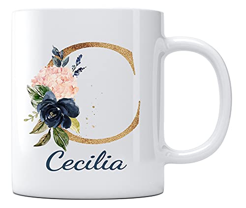 Happy Mothers Day with Name Cecilia Best Gifts | Ceramic Coffee Mug | 11 OZ