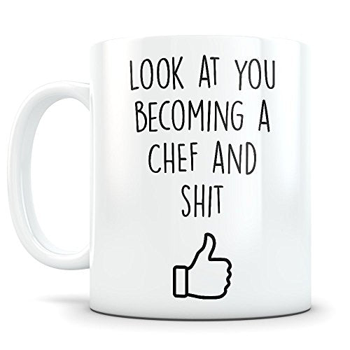Culinary Graduation Gifts Chef Graduates Cook | Ceramic Coffee Mug | 11 OZ
