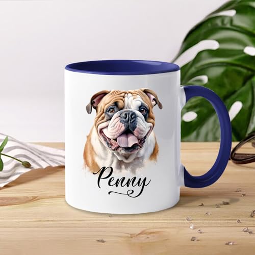 English Bulldog Personalized Breed Accent | Customised Coffee Mug | 11 OZ