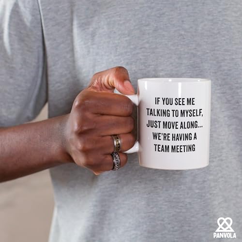 If You See Me Talking Myself Sarcastic Gifts | Ceramic Coffee Mug | 11 OZ