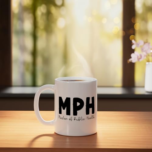 MPH Master Of Public Health Graduation Flowers | Ceramic Coffee Mug | 11 OZ