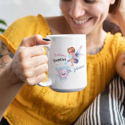 Personalized Future Dentist Customized | Customised Coffee Mug | 11 OZ