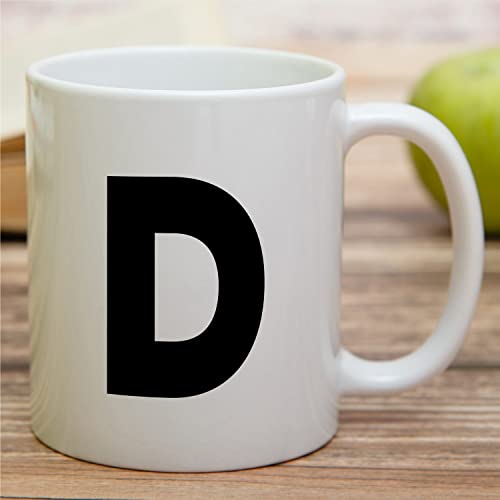 Initial A-Z Alphabet Monogrammed Scholar | Ceramic Coffee Mug | 11 OZ