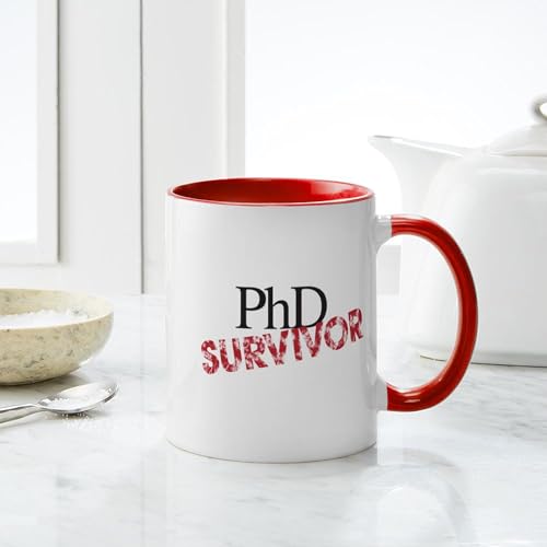 PHD Survivor Scholar | Ceramic Coffee Mug | 11 OZ