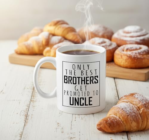 Veracco Only the Best Brothers Get Promoted to | Ceramic Coffee Mug | 11 OZ