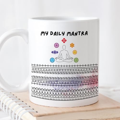 Wrappiness Hidden Message Daily Mantra | Ceramic Coffee Mug | 11 OZ