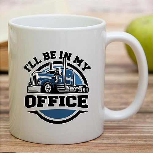 Funny Truck Driver Gift Trucker Office Sarcasm | Ceramic Coffee Mug | 11 OZ
