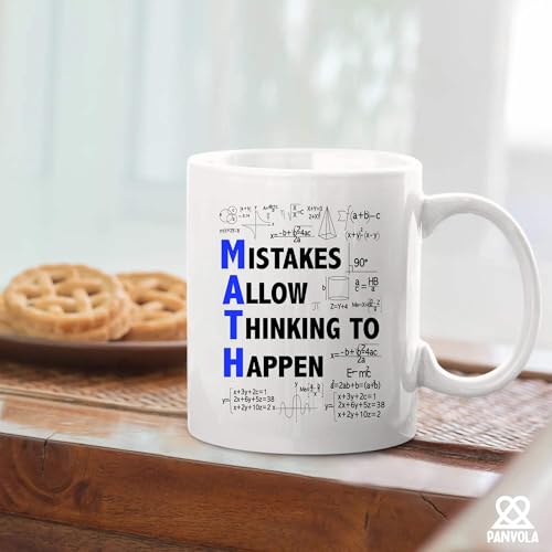 Mistakes Allow Thinking to Happen Math Teacher | Ceramic Coffee Mug | 11 OZ