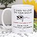 Personalize I Used To Live In Your Balls From Your Fastest Swimmer | Ceramic Coffee Mug | Father's Day Gift | Stylish Printed Design | Tea & Coffee Cup | 11oz