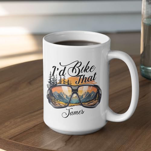Customized Name I d Bike That Personalized | Customised Coffee Mug | 11 OZ