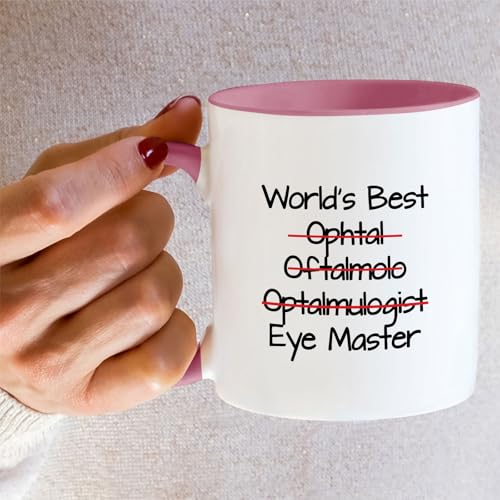 Funny World s Best Ophthalmologist Eye Funny | Ceramic Coffee Mug | 11 OZ