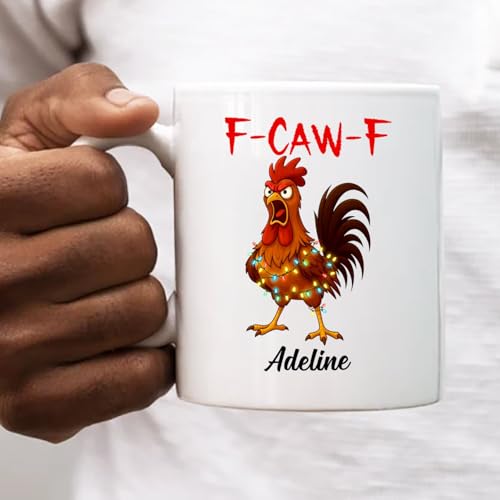Personalized Chickens Pun Sarcastic Funny | Customised Coffee Mug | 11 OZ